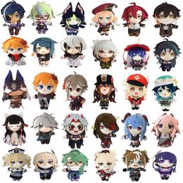 Plush Dolls Game Genshin Impact Arataki Itto Hu Tao XIAO Zhongli Morax Kamisato Ayato Tartaglia Klee Barbatos Plush Doll Pillows Kids Gift 230603