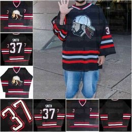 C2604 Vintage Kevin Smith Fan Series BobHawks Hockey Jersey TV Jay and Silent Bob's Secret Stash Jerseys Embroidery Stitched Customise any