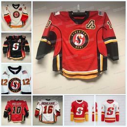 C2604 MitNess Custom AHL Stockton Heat Hockey Jersey Jakob Pelletier Ilya Solovyov Kevin Gravel Connor Zary Walker Duehr Eetu Tuulola