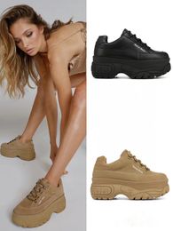 Women Sneaker Warrior Leather Sneaker Designer Platform platform shoes Fashion breathable increase Sporty Sneaker Size 35-40