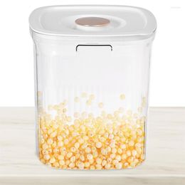 Storage Bottles Rice Container Large Sealed Integrated Grain With Lid Transparent Tank