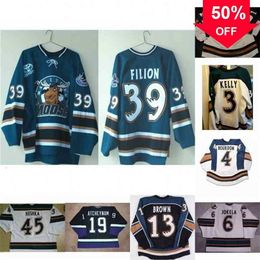 Mag Thr Manitoba Moose 3 Matt Kelly 4 Luc Bourdon 6 Mikko Jokela 39 Filion 19 Atcheynum 14 Tommi Santala 13 Mike Brown 12 Mike Keane Hockey Jersey