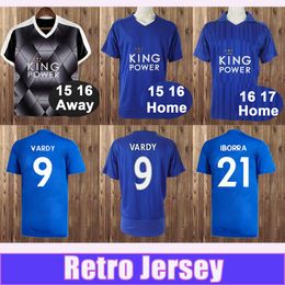 15 16 17 18 MADDISON MAGUIRE Retro Soccer Jerseys GRAY MAHRRZ MORGAN VARDY OKAZAKI IBORRA 84 94 Home Away Football Shirts Short Sleeve