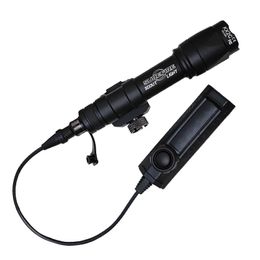 Tactical Airsoft Surefir M300A M600C Dual Function Scout Light LED 340 Lumens Rifle lights Fit 20mm Rails-BK