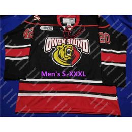 C2604 Customise Vintage MenS Irving Sound Attack 19 Cianfrone 2 Cutting 23 SCHMALZ 28 Halmo 27 Nastasiuk Hockey Jersey High Quality Embroidery