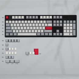 Accessories KBDfans Cherry Profile PBT Gray Blue And Orange Blank Keycaps 128 Keys 61/63/67/68/87/104/108/KBD67 Layouts