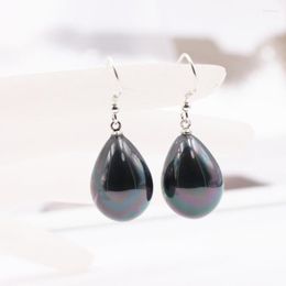 Dangle Earrings Fashion Statement Earring Big For Women Hanging Natural Shell 925 Sterling Silver Eardrop Jewellery B39