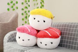 Plush Dolls Kawaii Pillow Japan Sushi Shape Toys Stuffed Soft Sofa Cushion Creative Simulation Food Doll Gift for Girls Kid 230603