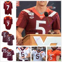 Wsk 2019 2020 Virginia Tech Football Jersey College 4 Quincy Patterson II 22 Terrell Edmunds49 Tremaine Edmunds 17 Kyle Fuller 5 Tyrod Taylor