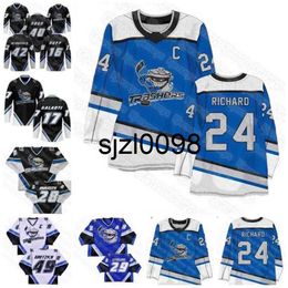 Sj98 CeoDanbury Trashers Jersey 49 Brent Gretzky GALANTE Brad Wingfield Rumun Ndur Luke Sellars Regan Kelly Mike Rupp Scott Stirling Jon Mirasty FLY