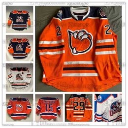 C2604 Bakersfield Condors AHL Hockey Jersey Adam Cracknell Seth Griffith James Hamblin Brad Malone Philip Kemp Luke Esposito Tim Schaller Dino