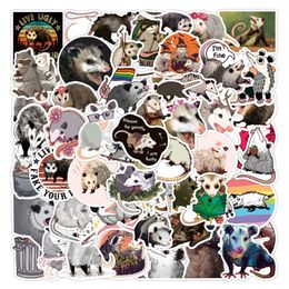 50Pcs cartoon Didelphidae sticker cute mouse Graffiti Kids Toy Skateboard car Motorcycle Bicycle Sticker Decals Wholesale