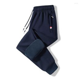 Men's Pants 2023 Fleece Trousers Jogging Hip Hop Streetwear Men 95% Cotton And 5% Spandex Sportwear Fitness Sweat M-8XL