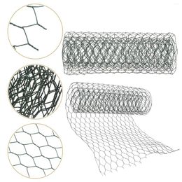 Decorative Flowers 2 Rolls Of Practical Sturdy Portable Multi-functional Floral Wire Netting Supply Chicken For Wedding Party