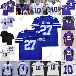 Vin Kansas State Wildcats KSU Football Jersey NCAA College Adrian Martinez Deuce Vaughn Cincere Mason Austin Moore Giddens Knowles Nelson Sproles Brooks Rubley