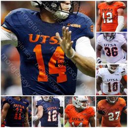 Wsk 2021 UTSA Roadrunners Football Jersey NCAA College Sincere McCormick Zakhari Franklin Frank Harris Josh Adkins Brenden Brady Joshua Cephus Trevor Harmanson