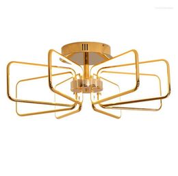 Chandeliers Chrome Gold Plating Large Led Chandelier Modern Lighting For Living Room Dining Bedroom Kitchen 2023