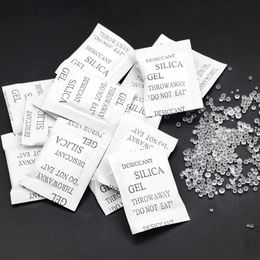 Proofing 50/100/200 Packs Nontoxic Silica Gel Desiccant Damp for Dehumidifier Accessories Absorber Bags Kitchen Room Living Moisture