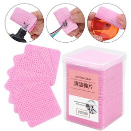 Tools Eyelash Glue Remover Wipe 200PCS Cotton Wipes UV Gel Nail Tips Polish Remover Cleaner LintFree Paper Pad eyelash make up Tools