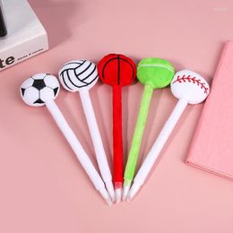 Pcs/lot Creative Basketball Football Ballpoint Pen Cute Ball Pens For Kids Stationery School Writing Supplies