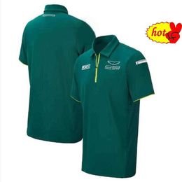 F1 T-shirt New Team Racing Suit Short-sleeved Polo Shirt Transmissions Print Car Work Clothes Customized Clothes223o A1am
