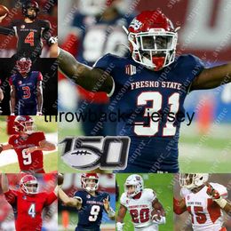 Thr Fresno State Football Jersey Jake Haener Ronnie Rivers Mims Wilmore Jalen Cropper Erik Brooks Josh Kelly Tyler Mello Tyson Maeva Derek Carr Davante Adams Zane Pop