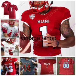 Vin Miami (OH) RedHawks Football Jersey NCAA College Ben Roethlisberger Brett Gabbert Jaylon Bester Shelton Sorenson Maye Walker Pace Jr. Butler