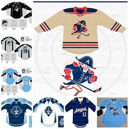 C2604 Custom Milwaukee Admirals Hockey Jersey 21 Beck 31 Mark Dekanich 6 Ryan Ellis 28 Janne Niskala 13 Cory Conacher Premier Stitched embroidered