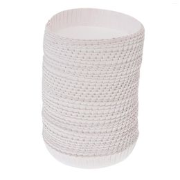 Dinnerware Sets 100 Pcs Disposable Paper Cup Lid Dustproof Cap Glass Coffee Cups Bottle Covers Lids Caps Drinking Travel