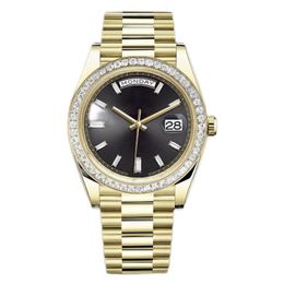 Fashion and luxury Male diamond watch high quality sapphire 41mm 36mm 2813 movement 904L Full Stainless Steel bezel waterproof Luminous Waterproof classics Style