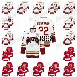 Sj98 Denver Pioneers NCAA College Hockey Jersey Glenn Anderson Will Butcher Liam Finlay Liam Finlay Matt Carle