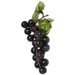 Decorative Flowers 10 Bunches Of Artificial Black Fruit Home House Kitchen Party Wedding Decoration Pography