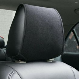 Car Seat Covers 1pc Back Headrest Pillow Dustproof Cover Cotton Support Pad Head Neck Rest Accessories 62x14cm