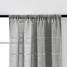 Curtain Rod Pocket Window Panels Drape For Kitchen Children Room