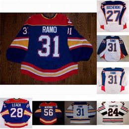 C2604 Mit Norfolk Admirals 1 Adam Munro 56 Mike McKenna 28 Jay Leach 24 Steven Crampton 12 Jack Skille 31 Karri Ramo 35 Jonathan Boutin Hockey Jersey