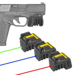 Green/Red/Blue Rechargeable Pistol Laser Sight For Taurus G2C Glock 19 Mini g2c Hunting Gun Accessories Red Dot Laser LS-L8