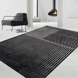 Carpets Modern Nordic Minimalist Area Rugs Abstract Black Gray Striped Bedroom Bedside Home Decor Carpet Bath Kitchen Hallway Doormat