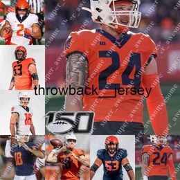 Thr NCAA Illinois Football Jersey Artur Sitkowski Mike Epstein Reggie Love III Jakari Norwood Deuce Spann Luke Ford Tony Adams Sydney Brown Hart Jr Jer'Zhan Newton