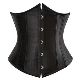 Women's Shapers Underbust Corset Sexy Women's Underwear Waist Slimming Body Shaper Corset Top for Women Steampunk Lace-up Corset Belt White 230603