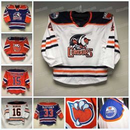 C2604 MitNess Custom Bakersfield Condors AHL Hockey Jersey Seth Griffith Cooper Marody Adam Cracknell Philip Broberg Raphael Lavoie James Hamblin