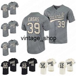 vin College Vanderbilt Commodores Basketball Jersey Javier Vaz Druw Jones Chris McElvain Spencer Jones Jack Leiter Jack Bulger Tate Kolwyck Carter Holton Jerseys