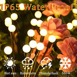 Solar LED Light Outdoor Garden Decoration Landscape Lights Firework Firefly Lawn Lamps Country House Terrace