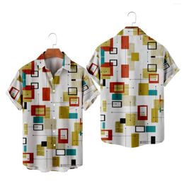 Men's T Shirts Short Sleeve For Men Mens Floral Button Down Beach Mock Neck Pullover