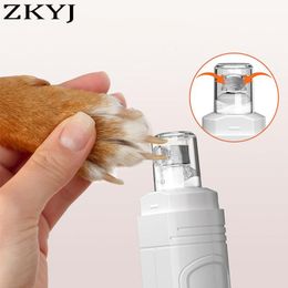 Clippers Pet Nail Trimmer For Small Medium Large Dog Low Noise Dog Cat Nail Trimmer With LED Light Rechargeable Cordless Pet Nail Trimmer