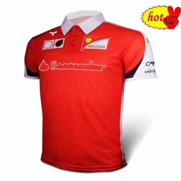 F1 Racing Suit Car Team Uniform T-shirt Off-road Polo Shirt Short-sleeved Quick-drying Large Size Fan C223c Nlvr