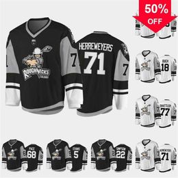 Mag A3740 Calgary Roughnecks 2021-22 NLL Sublimated Jersey Dan Taylor Rhys Duch Jeff Shattler Zach Herreweyers 68 Tyler Pace Shane Simpson Shawn Evans