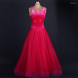 Stage Wear Ladies Standard Ballroom Competition Dance Dresses Girls Kids For Women Waltz Customized Professional Dress Standards