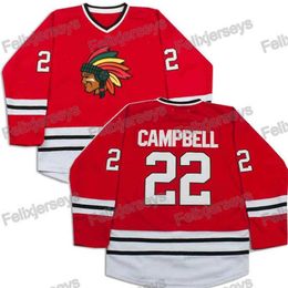 C2604 Thr 22 Wayne Campbell Wayne'S World Movie Hockey Jersey 100% Embroidery Mens Womens Youth Hockey Jerseys Cheap Fast Shipping