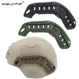 Cycling Helmets VULPO Tactical MICH2000 Helmet Side Guide Rail ARC Helmet Mount Rail Military Airsoft Mich 2000 Helmet Accessories 230603