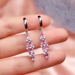 Stud Earrings The Gift For Your Mother Natural And Real Sapphire Earring 925 Sterling Silver